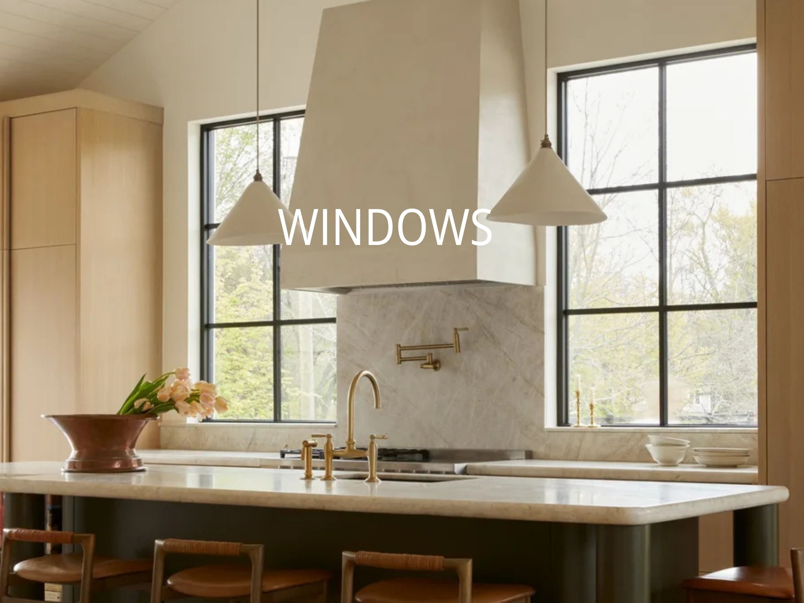 Aluminum windows